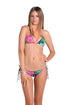 Luli Fama Sea Salt Angel Crystallized Wavey Traingle Top
